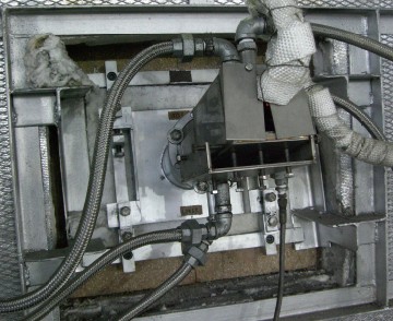 Camera for monitoring furnaces