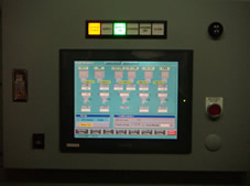 Control panel for a batch system